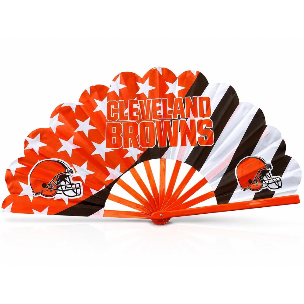 Cleveland Browns Clack Fan | NFL Folding Hand Fan | Football Fan Gift
